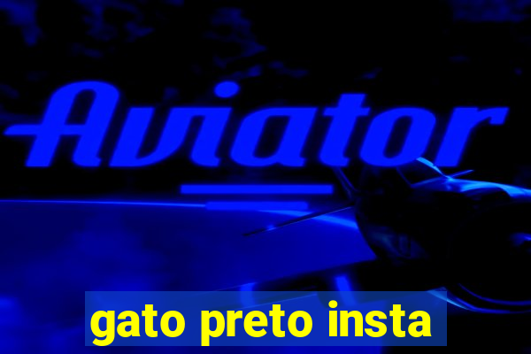 gato preto insta